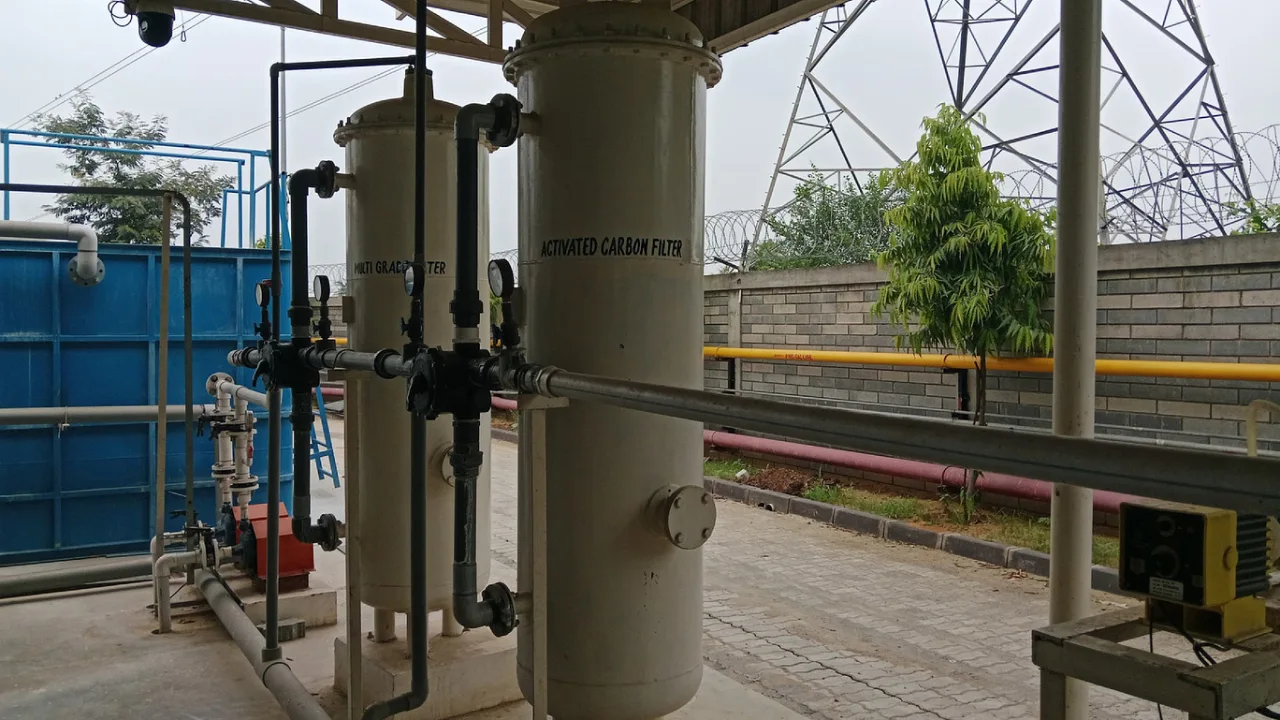 ETP and STP piping installation for wastewater treatment by Luthra Projects