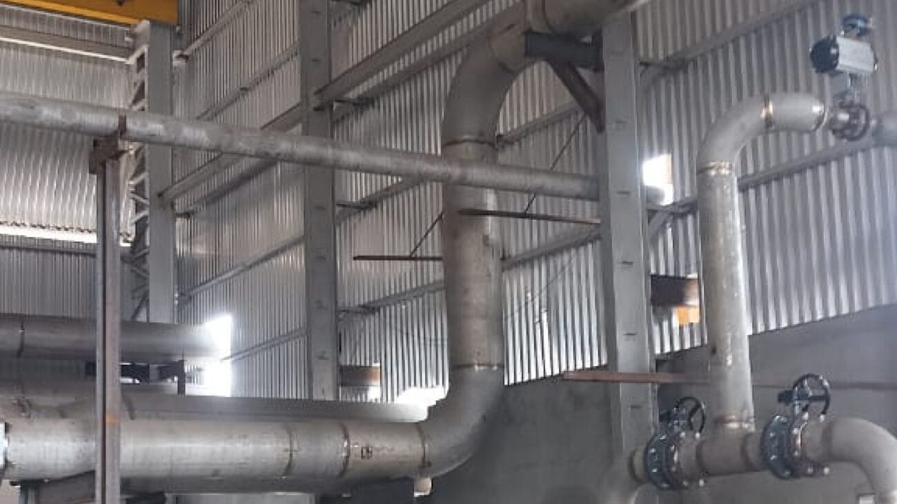 Industrial piping installation for ETP, STP, cooling tower and gas pipelines by Luthra Projects in India