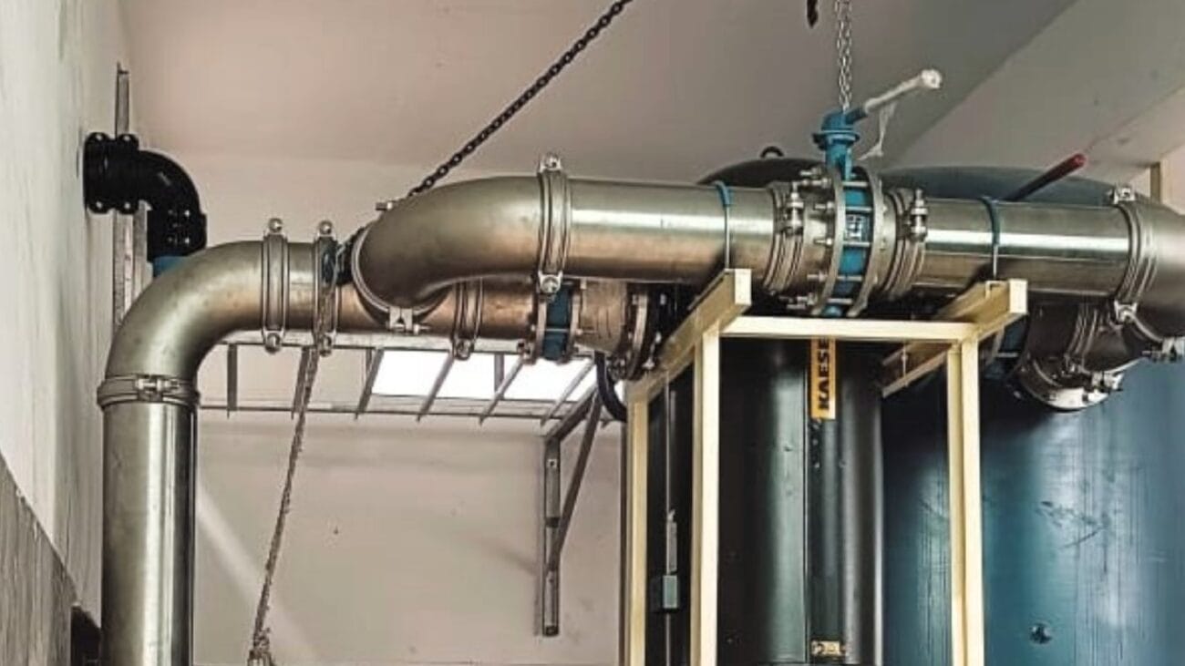 Compressed air and nitrogen gas pipeline installation with orbital welding by Luthra Projects in India