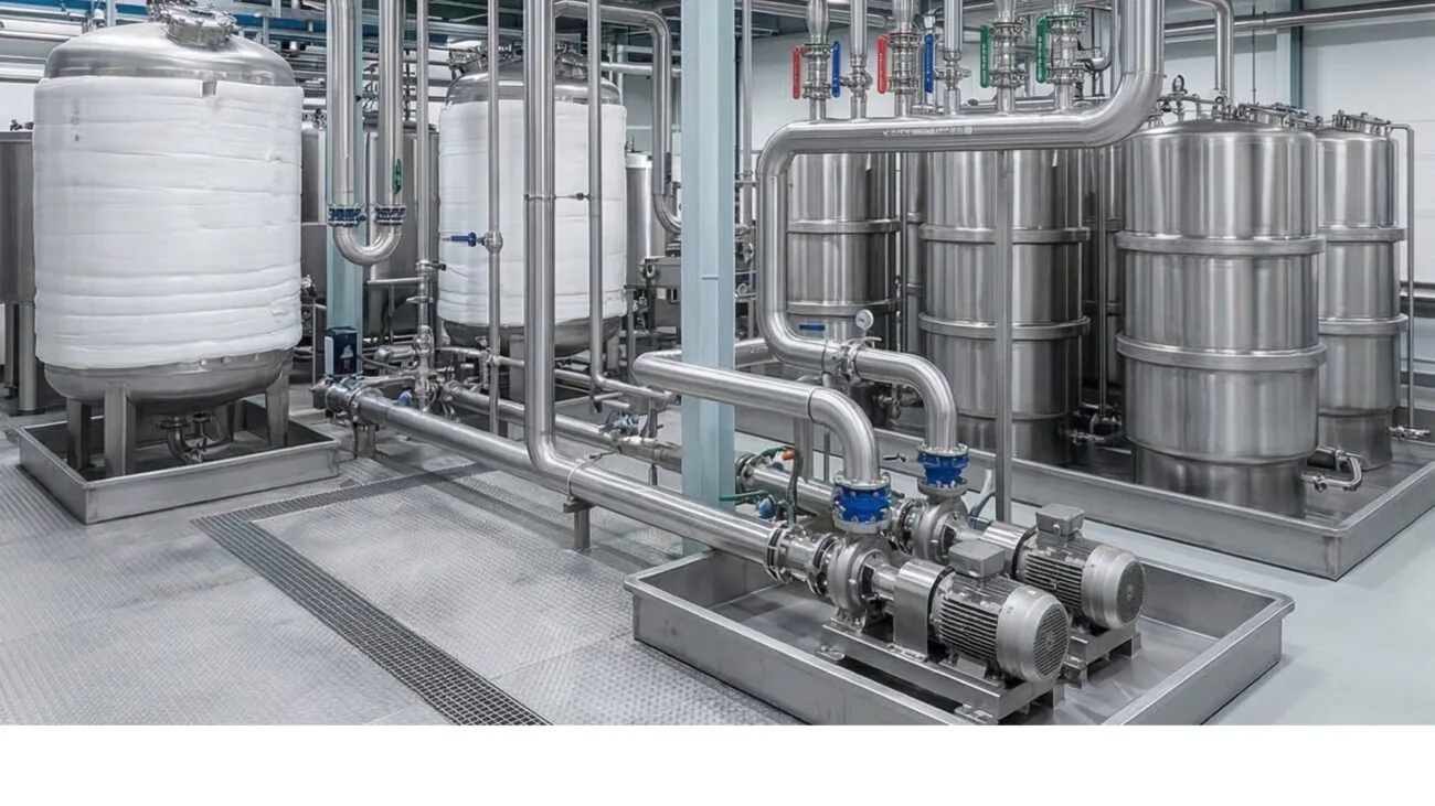 Industrial pipeline installation with stainless steel and carbon steel pipelines by Luthra Projects India