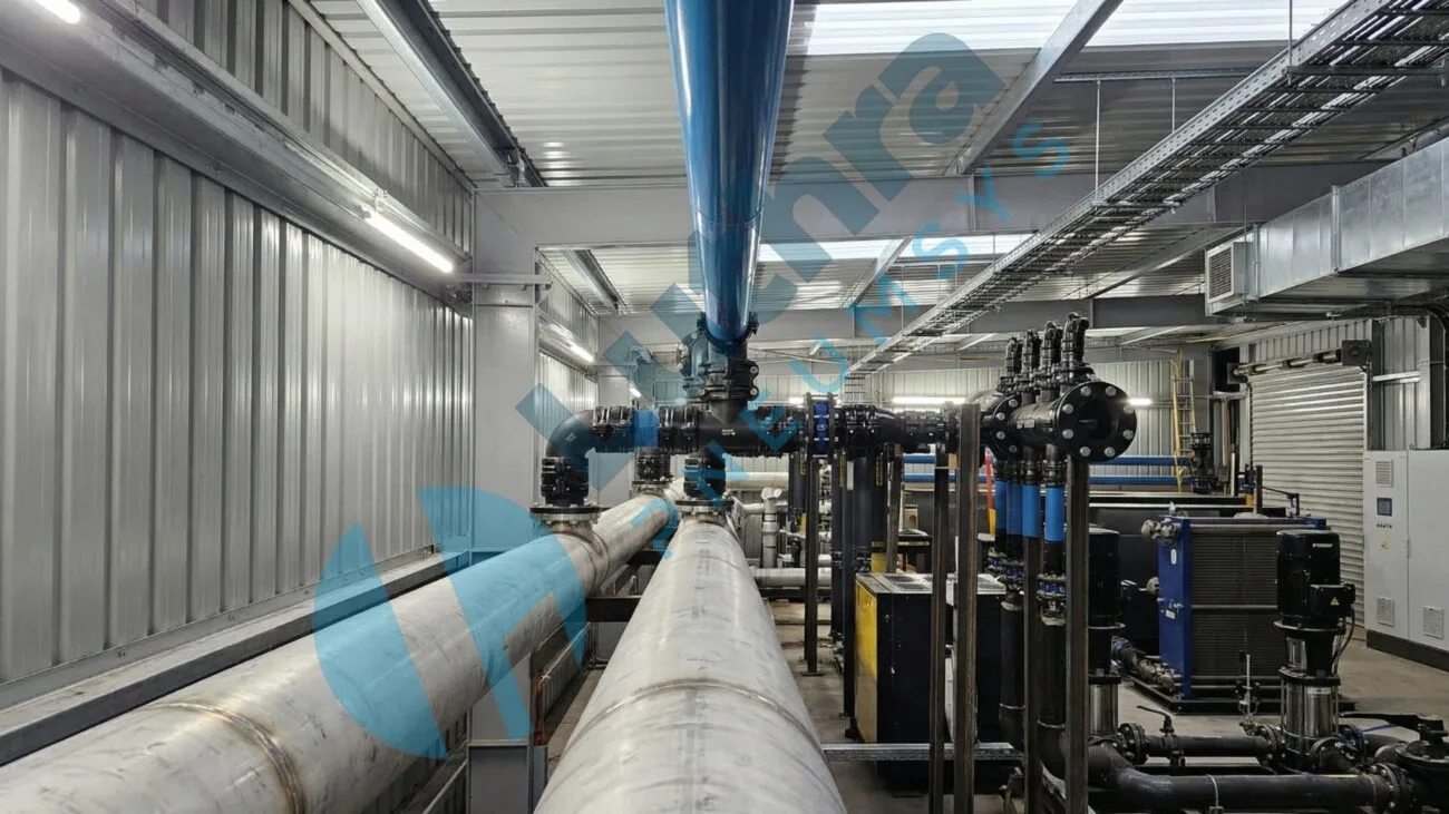 Piping company installing pneumatic piping and gas pipeline systems in India